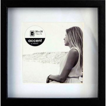 Nielsen Aura melns 20x20 Wood incl. Passepartout 1115000