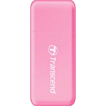 Transcend USB3.0 SD/microSD karšu lasītājs rozā