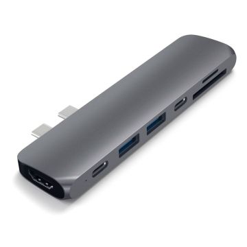 Satechi Type-C Pro Hub 4K HDMI kosmosa pelēks