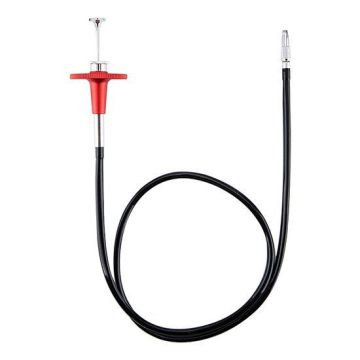 JJC mehāniskā trosīte ar fiksācijas plati 70cm sarkana TCR-70R