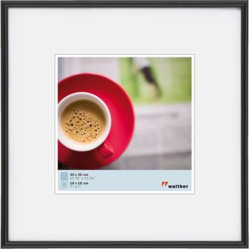 Walther Galeria 30x30 Resin melns KB330H