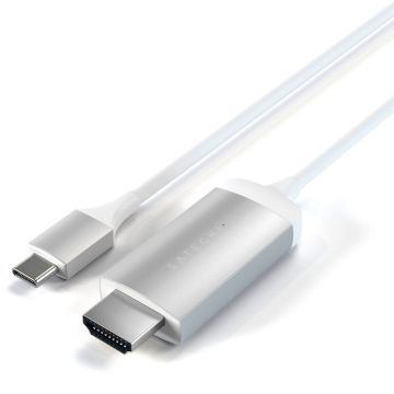 Satechi Type-C uz 4K HDMI Kabelis sudrabs
