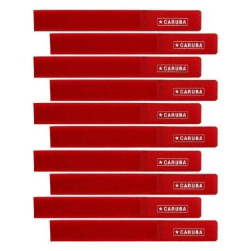 Caruba Fast Fixer 1 multiple use velcro straps red (10 pcs.)