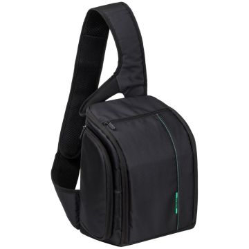 Rivacase 7470 Green Mantis DSLR Plecu Soma melns