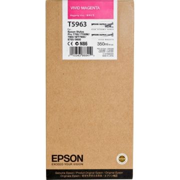 Epson T5963 vivid magenta tinte, 350ml