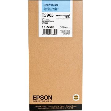 Epson T5965 T596 light cyan tinte, 350ml, paredzēta SP7900/9900