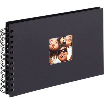 Walther Fun Spirāles foto albums, 40 melnas lpp., 23x17 cm, melns, SA109B