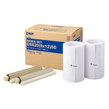 DNP papīrs DM812820 2 ruļļi ar 110 izdrukām 20x30 paredzēts DS820