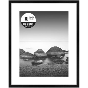 Nielsen Aura melns 24x30 Wood incl. Passepartout 1122000