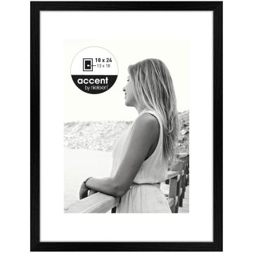 Nielsen Aura melns 18x24 Wood incl. Passepartout 1134000