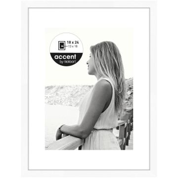Nielsen Aura balts 18x24 Wood incl. Passepartout 1134001