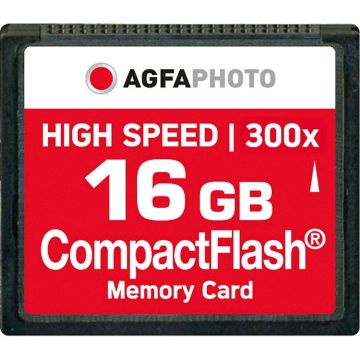 AgfaPhoto Compact Flash 16GB liela ātruma 300x MLC