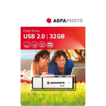 AgfaPhoto USB 2.0 sudrabs 32GB