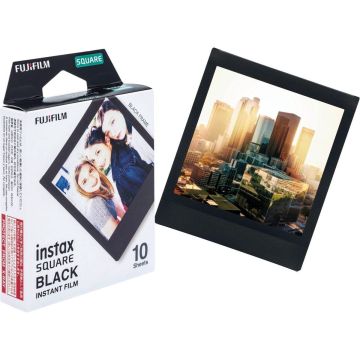 Fujifilm Instax Square filma melnā rāmī