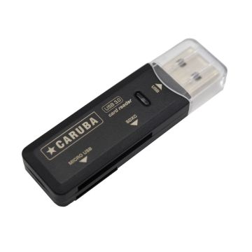 Caruba USB 3.0 SD un SDmicro karšu lasītājs