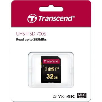 Transcend 32GB SDHC UHS-II U3 MLC V90 atmiņas karte (R 285MB/s W 220MB/s)