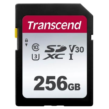 Transcend SDXC 300S 256GB Klase 10 UHS-I U3 V30