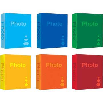 ZEP Photo Basic Fotoalbums ar atmiņu ierakstiem, 13x19 cm, 100 lapas, dažādas krāsas