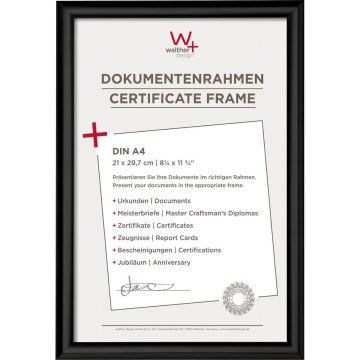 Walther Trendstyle 21x29,7 Resin melns DIN A4 KP130B