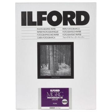 Ilford Multigrade RC Deluxe Pearl 10.5×14.8cm /100 Melnbaltais Fotopapīrs