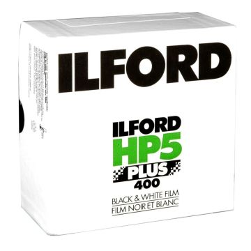 Ilford HP5 Plus melnbaltā foto filma 135/30,5m rullis