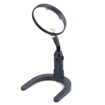 Carson Flexible Stand Magnifier with LED 2x110mm