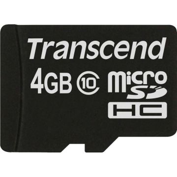 Transcend MicroSD karte SDHC 4GB Class 10