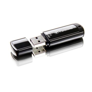 Transcend 8GB JetFlash 350 USB zibatmiņa melna (USB 2.0)