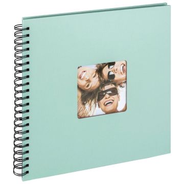 Walther Fun Spirālveida albums 30x30 cm, 50 melnas lapas, pelēks  SA110X