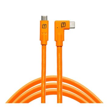 Tether Tools TetherPro USB-C uz USB-C 4.6m taisnleņķa oranžs