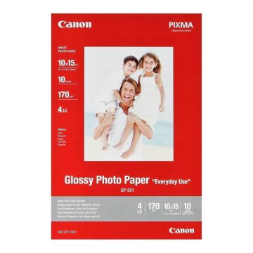 Canon GP-501 10x15, spīdīgs 170 g, 10 loksnes