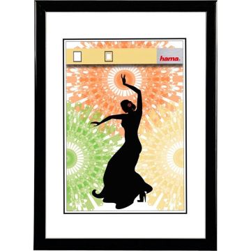 Hama Madrid melns 20x30 plastmasas rāmis 66487