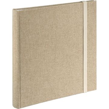 Hama Jumbo Tessuto fotoalbumi 30x30 60 baltas lpp. bēšs