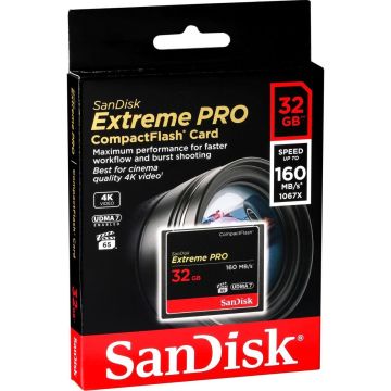 SanDisk Extreme Pro CF 32 GB 160M/B atmiņas karte