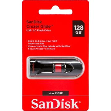 SanDisk Cruzer Glide 128GB SDCZ60-128G-B35 USB zibatmiņa