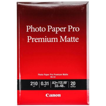 Canon PM-101 Pro Premium matēts inkjet papīrs 210g/m2 A3+/20 loksnes