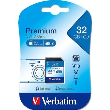Verbatim SDHC Karte 32GB Class 10