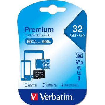 Verbatim microSDHC 32GB Class 10 UHS-I