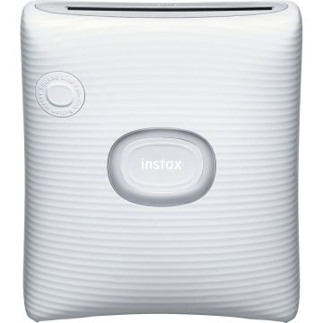 Fujifilm Instax SQUARE SQ Link EX D kompaktais fotoprinteris, krāsains, USB, pelnu balta