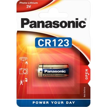 Panasonic Photo CR123 3V Litija baterija