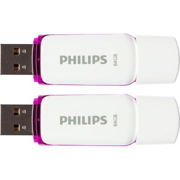 Philips USB 2.0 2 gab. 64GB Snow Edition Magic Purple
