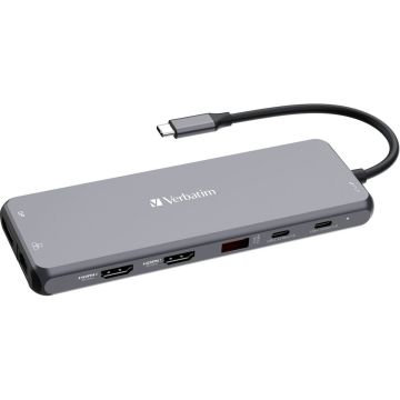 Verbatim USB-C Pro Multiport Hub 13 Portu CMH-13 32153