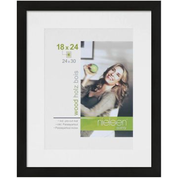 Nielsen foto rāmis 8988006 Apollon Black 24x30 / 18x24 cm