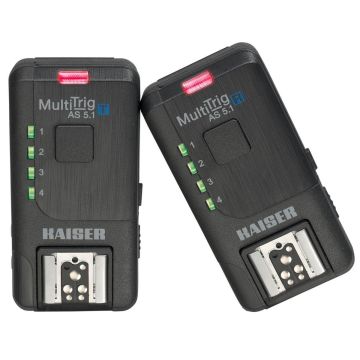 Kaiser MultiTrig AS 5.1 radio palaidēja komplekts kamerai un zibspuldzei