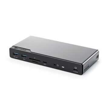 Alogic 14-in-1 USB-C PD DV4 četru displeju dokstacija Space Gr
