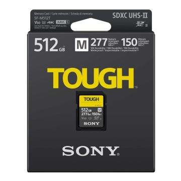 Sony SDXC M Tough sērija 512GB UHS-II 10. klases U3 V60