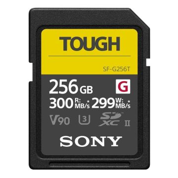 Sony SDXC G Tough sērijas 256GB UHS-II klases 10 U3 V90 256GB UHS-II klases 10 U3 V90