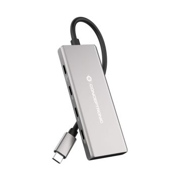 Conceptronic HUBBIES17G 7-Portu USB 3.2 Gen-2 Centrs, 10Gbps