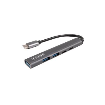 Caruba 5-in-1 USB-C sadalītājs ar USB-C spraudni