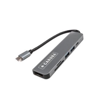 Caruba 6-in-1 USB-C Hub sadalītājs